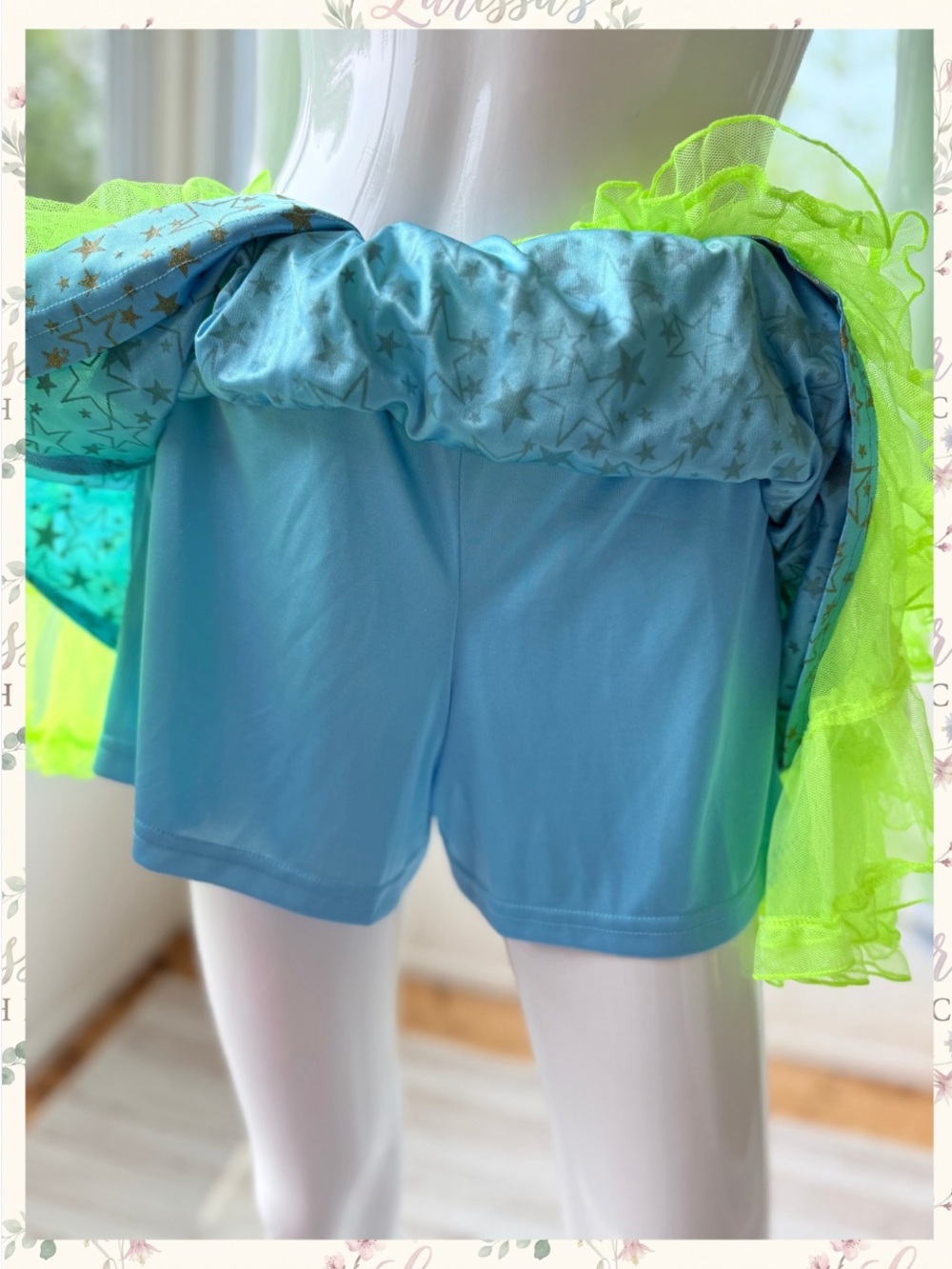 Pink-Latte Dance | 2019 Neon Star Tulle Streetwear Skort | Size JP S | Fits XS - Picture 3 of 16